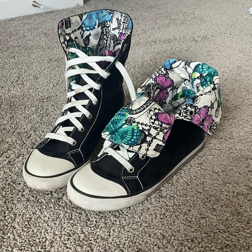 COACH Bonney butterfly sneakers Size 7.0